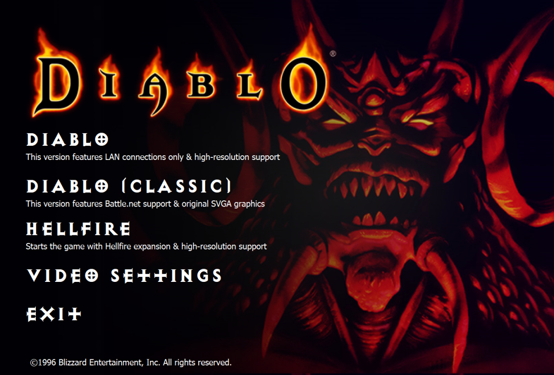 Hellfire is added to the splash screen